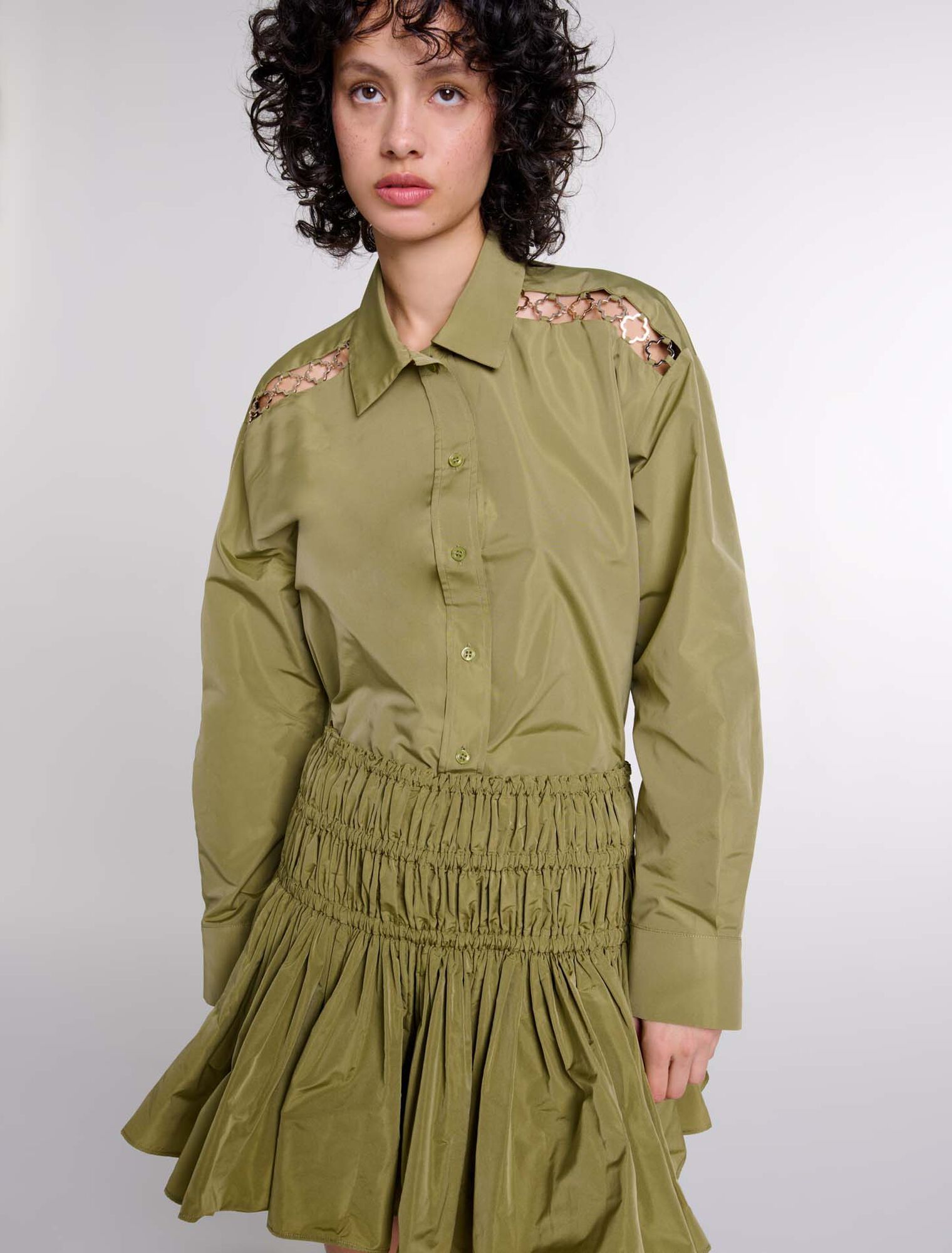 Openwork shirt