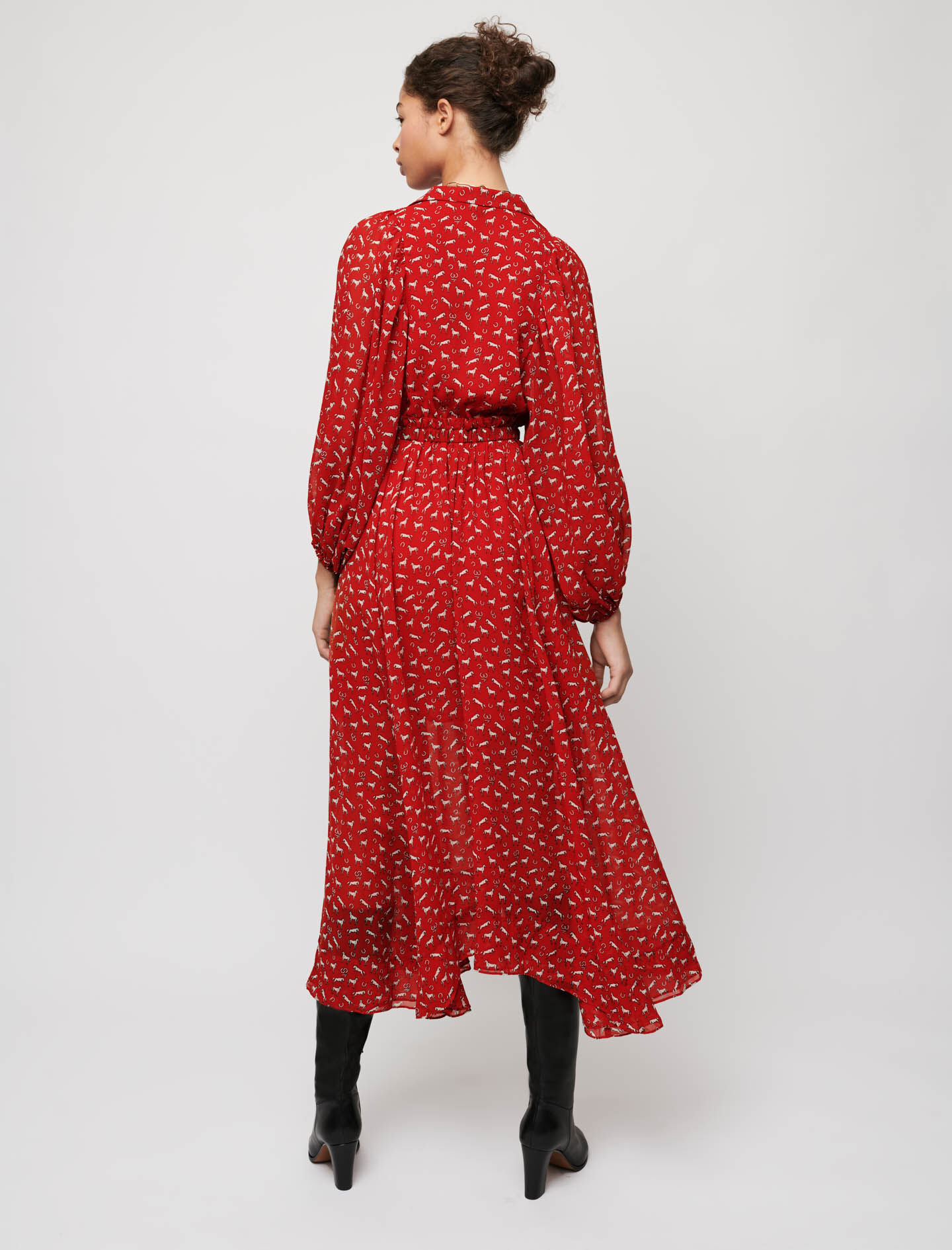 Robe mousseline imprimée 2025