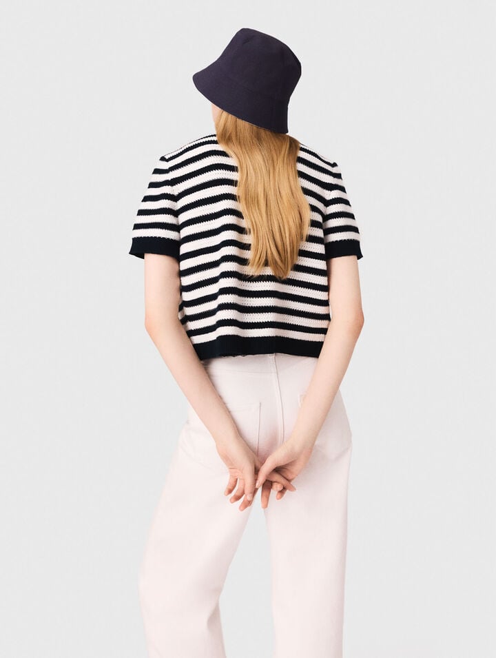 Cardigan court en crochet