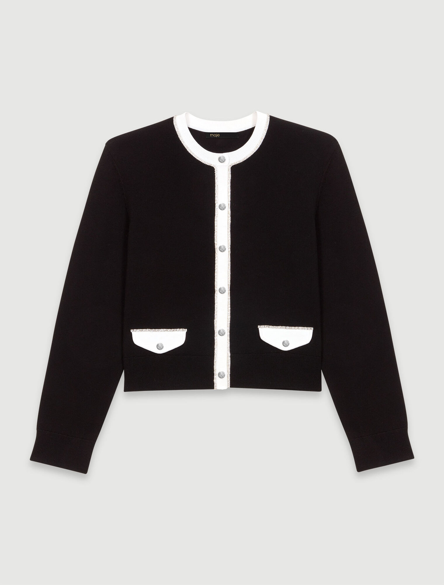 Cardigan avec détail de strass