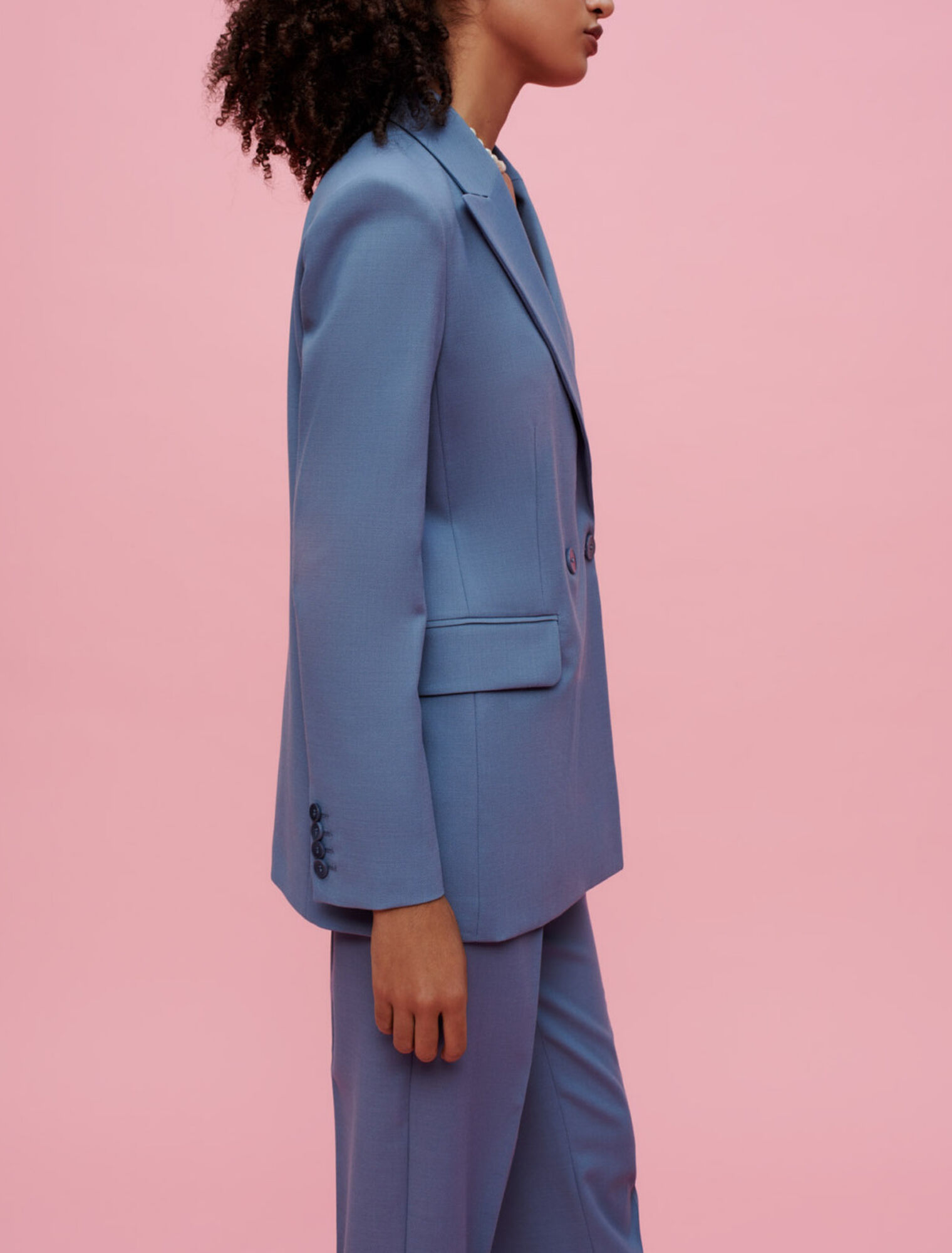 Double-breasted tailored jacket