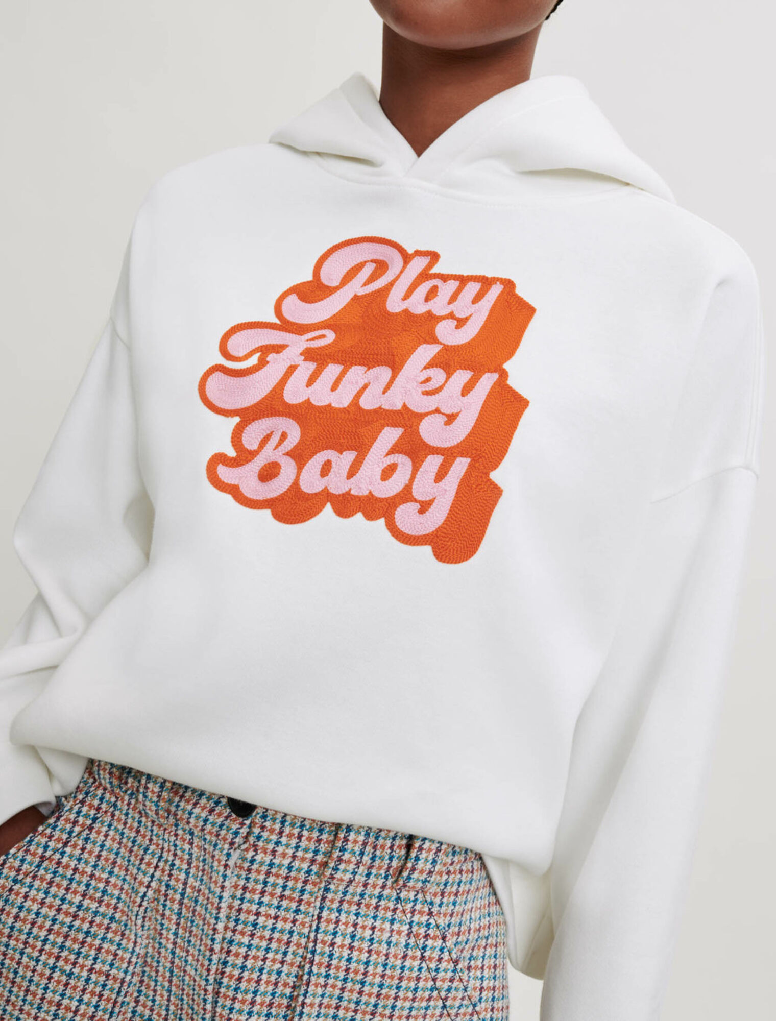 Sweat Shirt à broderie 70's