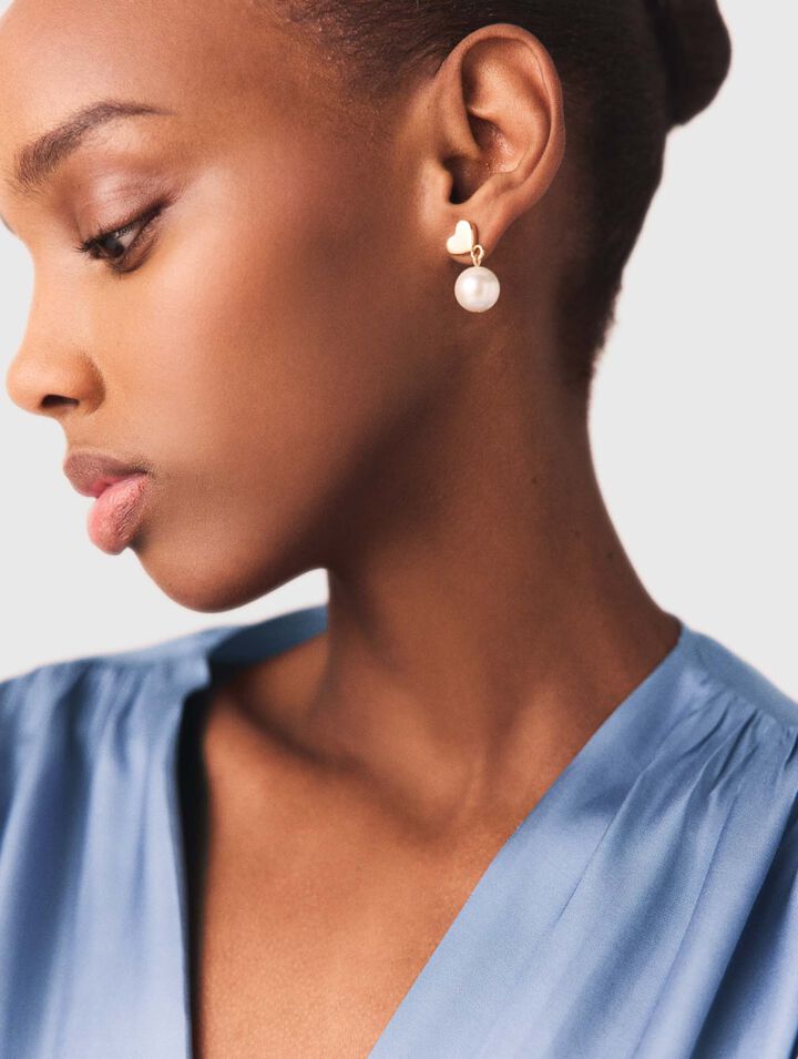 Boucles d'oreille perles