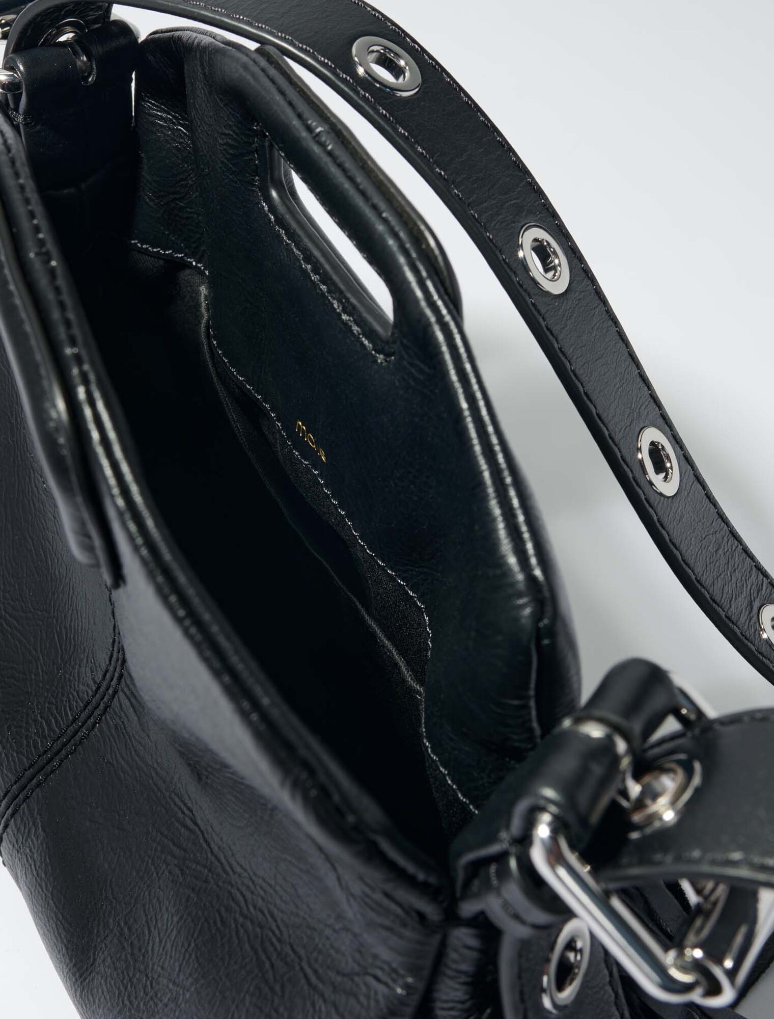 Sac Miss M mini en cuir craquelé