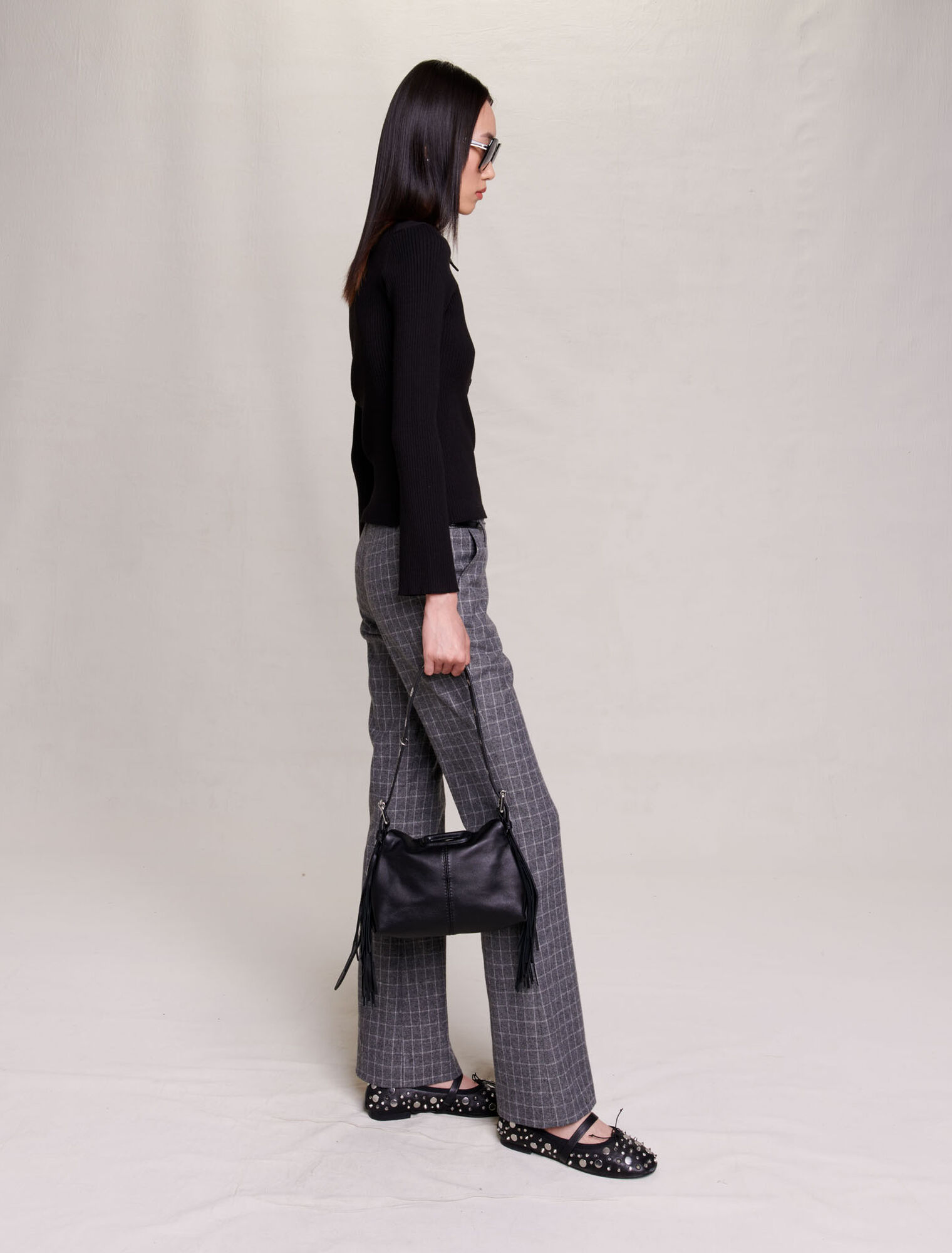 Pull polo en maille