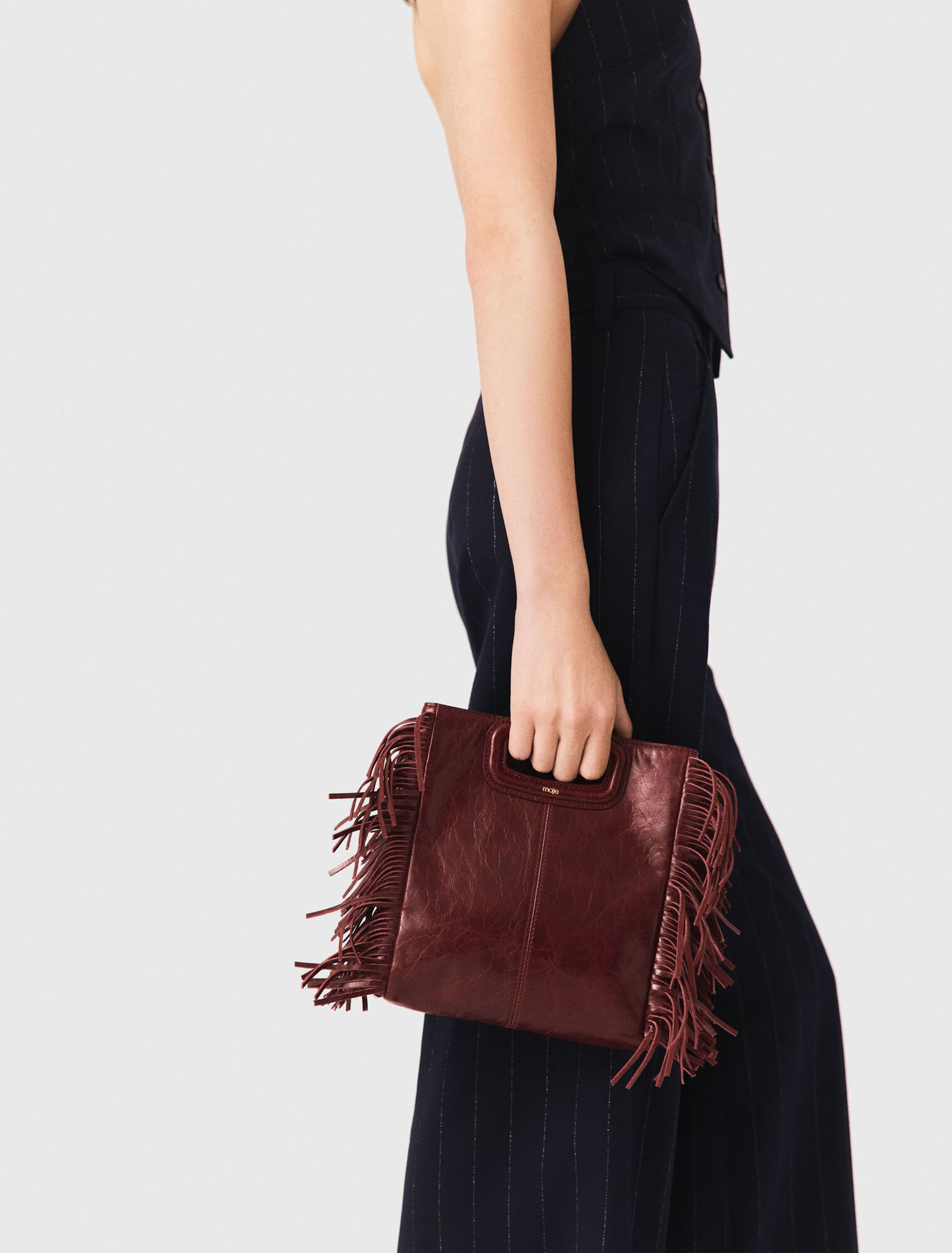 Sac M en cuir craquel&eacute;