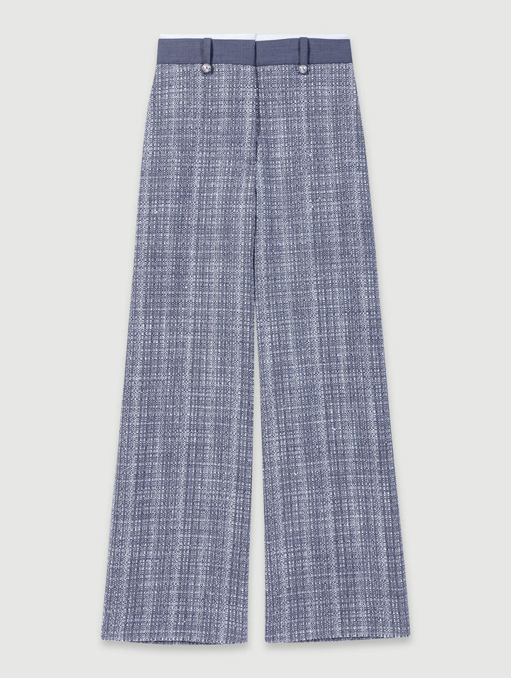 Pantalon en tweed