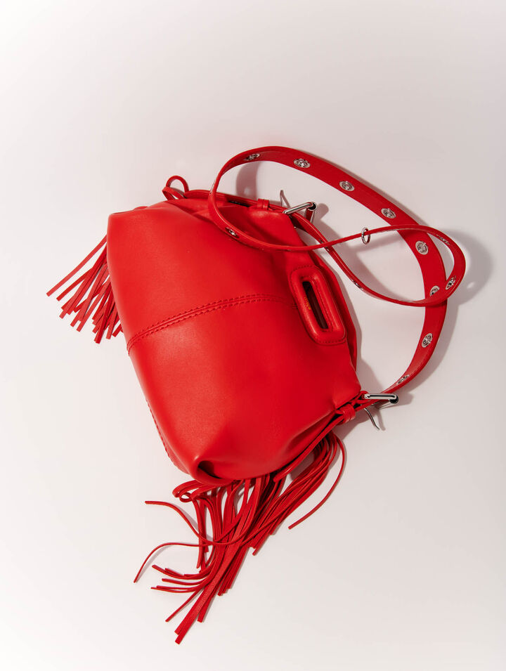 Sac Miss M mini en cuir lisse