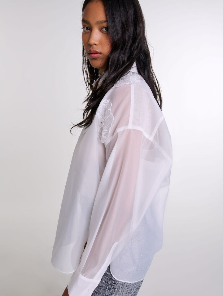 Chemise en organza