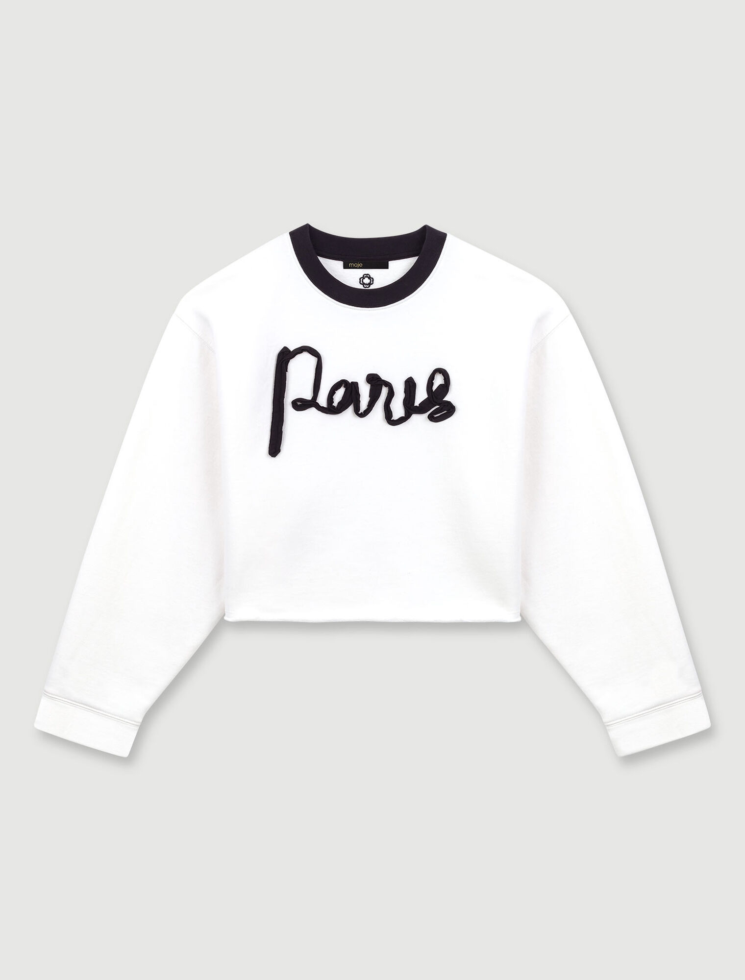 Cropped sweatshirt