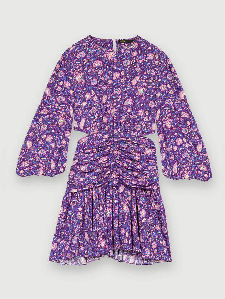 Robe en viscose imprimée Dahlia