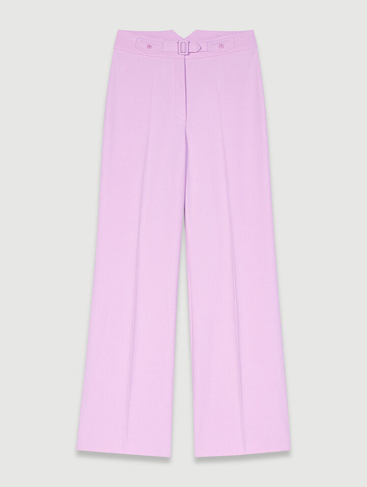 Pantalon de tailleur large