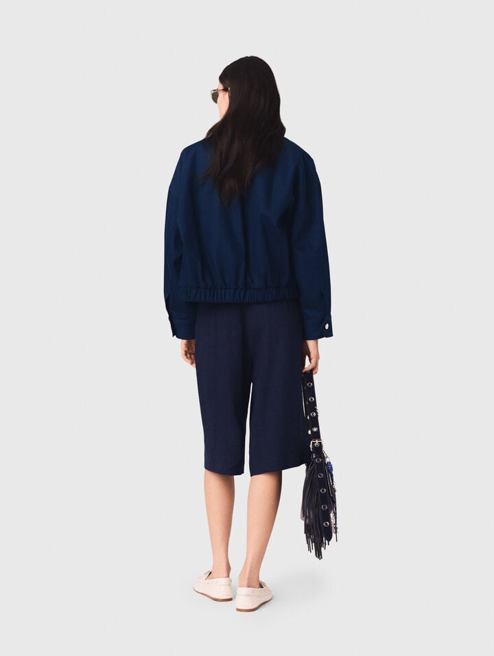 Blouson bomber en coton