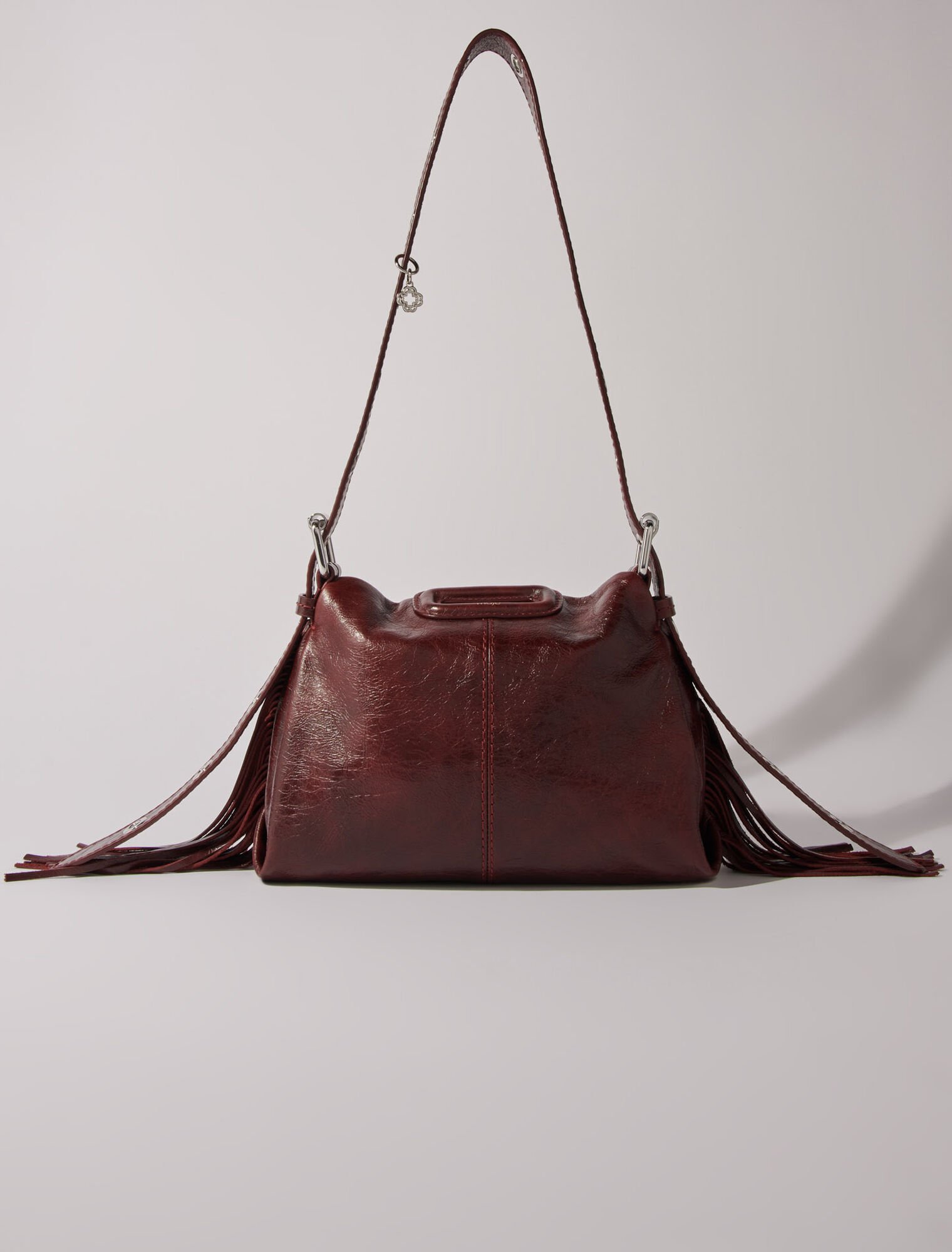 Sac Miss M mini en cuir usé