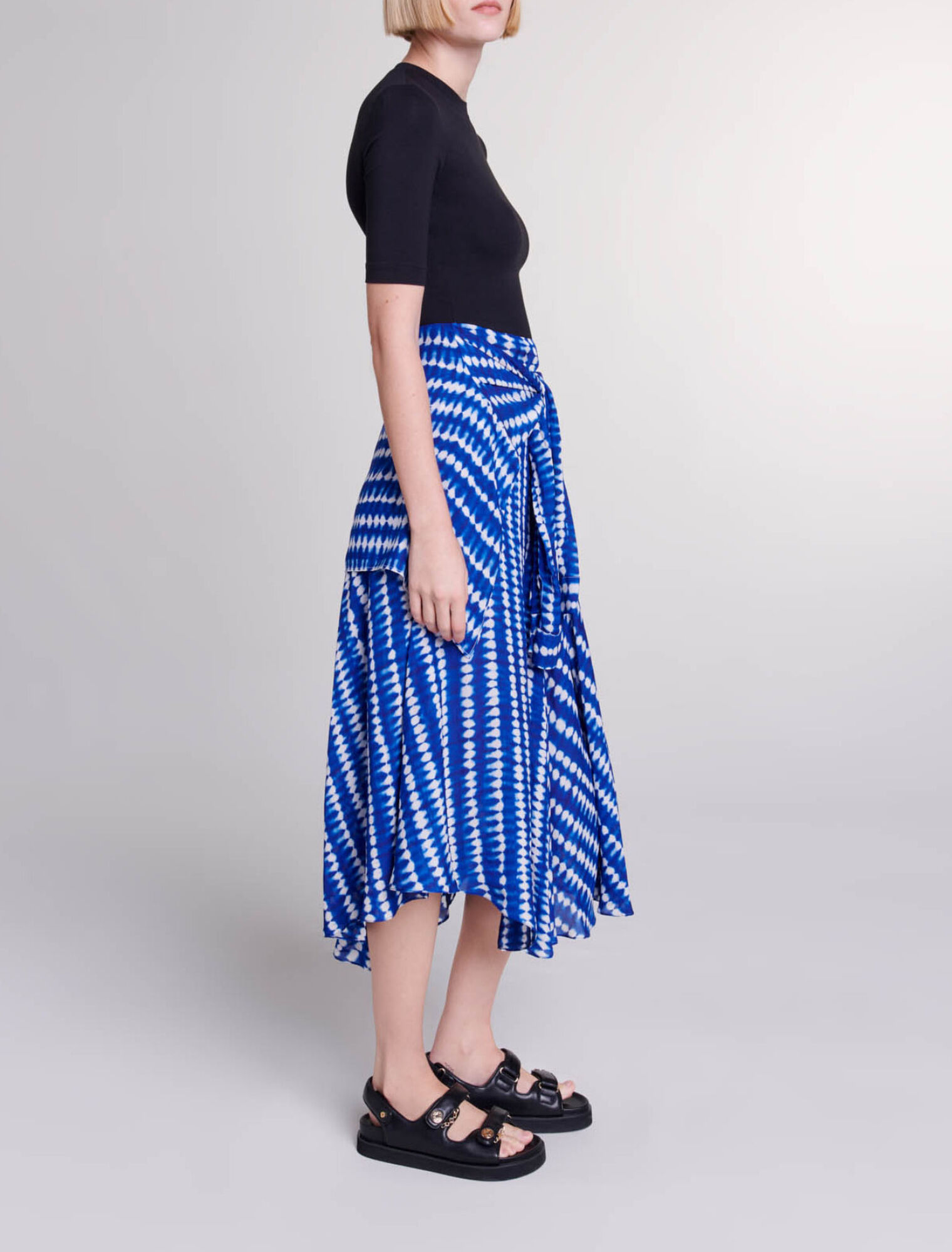 Robe longue effet 2-en-1