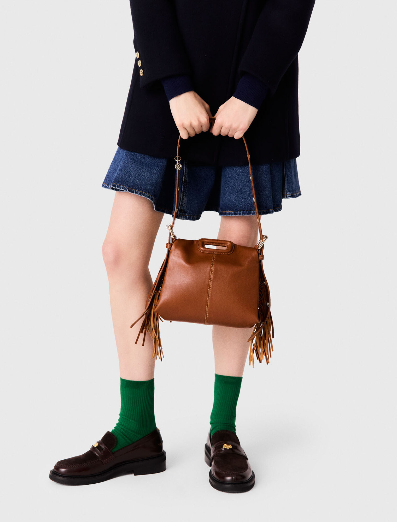 Smooth leather mini Miss M bag