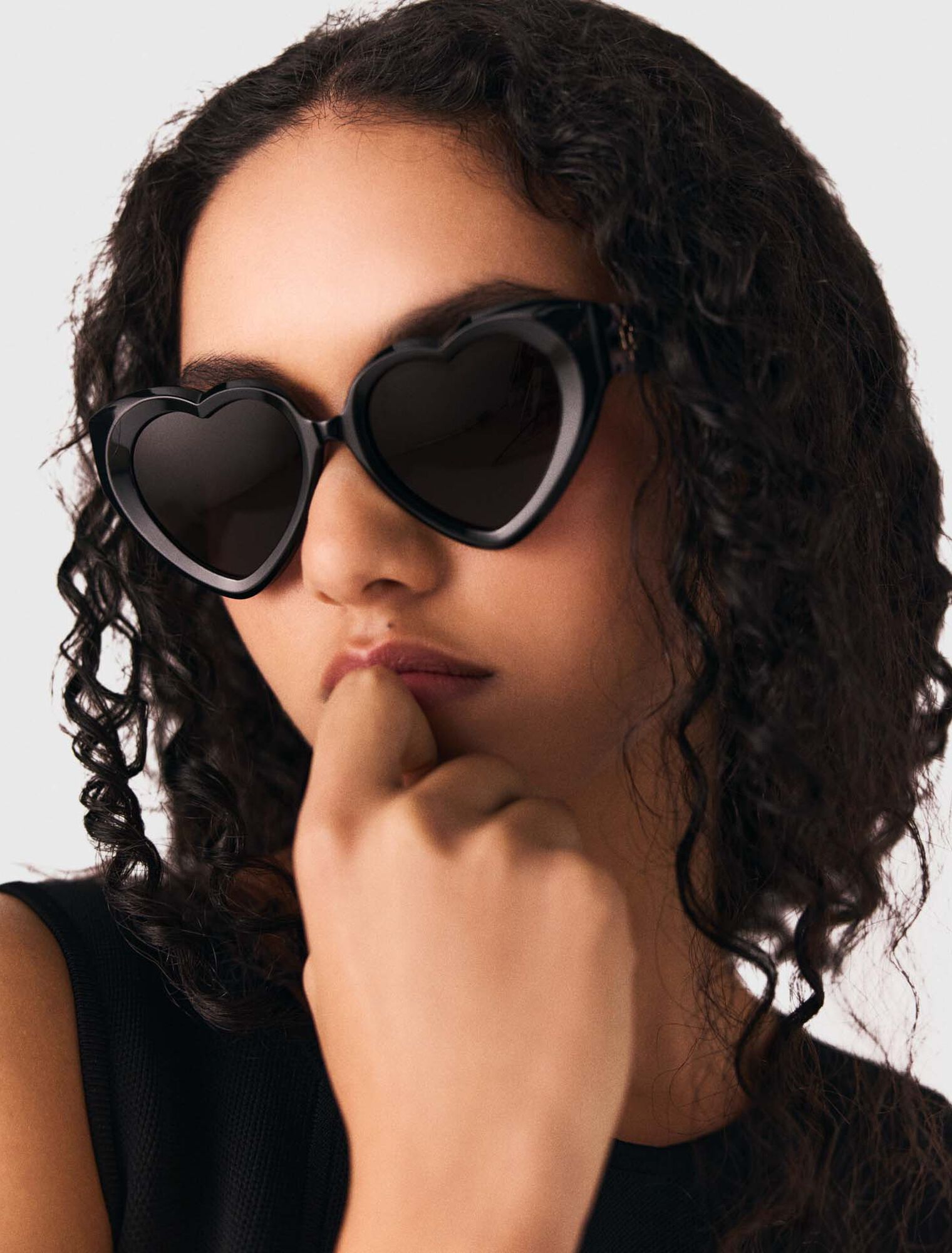 Lunettes de soleil c&oelig;ur