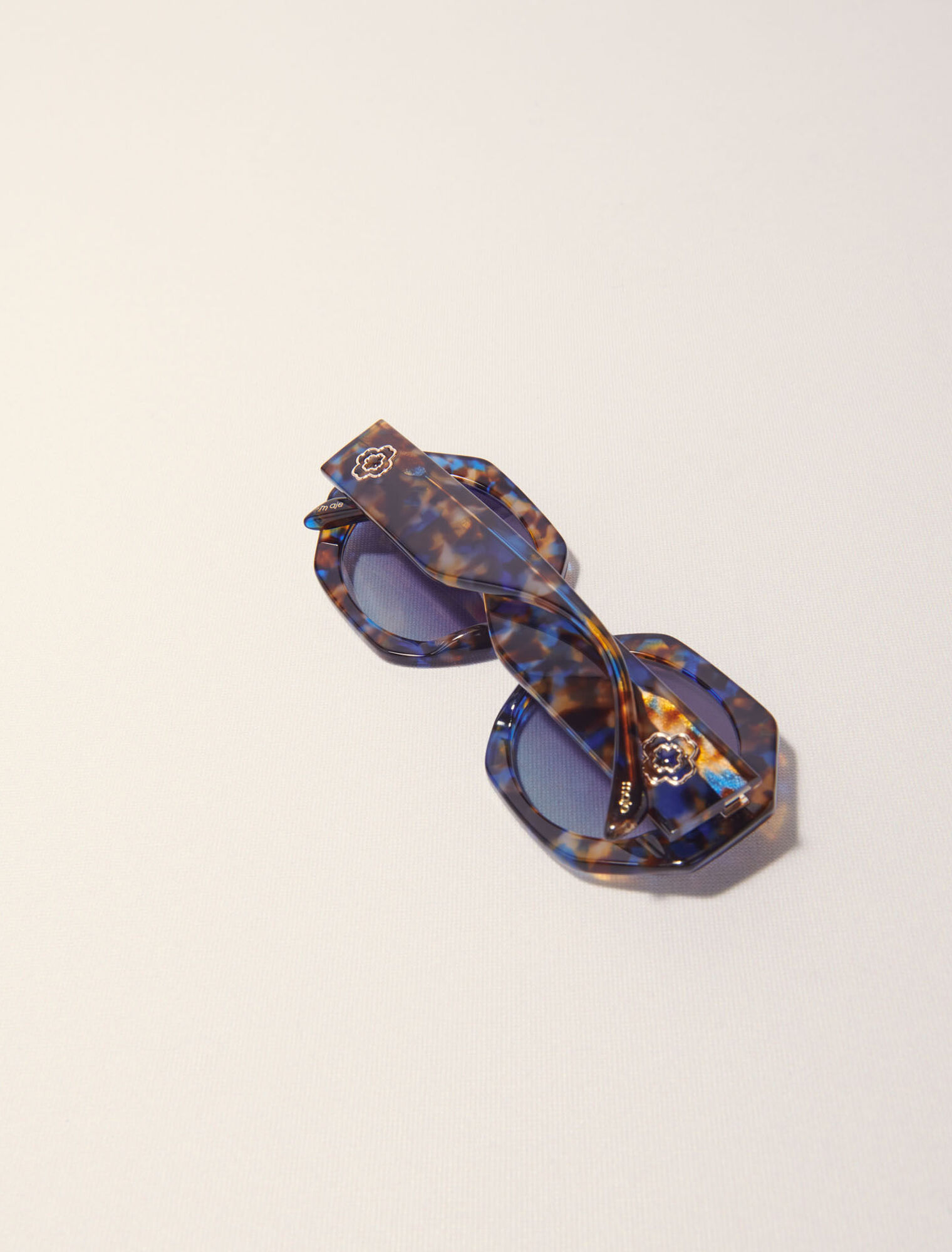 Lunettes rondes en acétate écaille