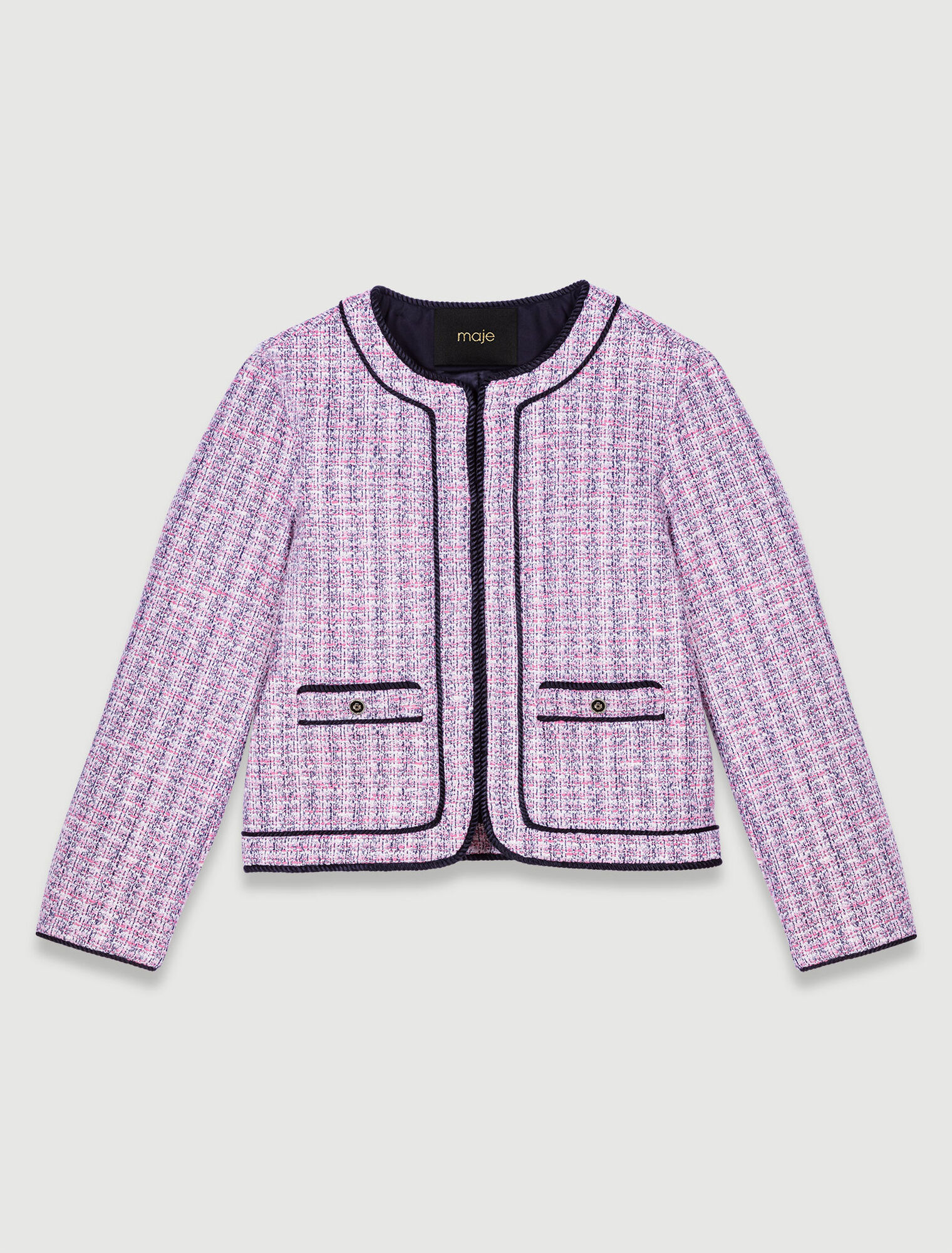 Veste courte en tweed