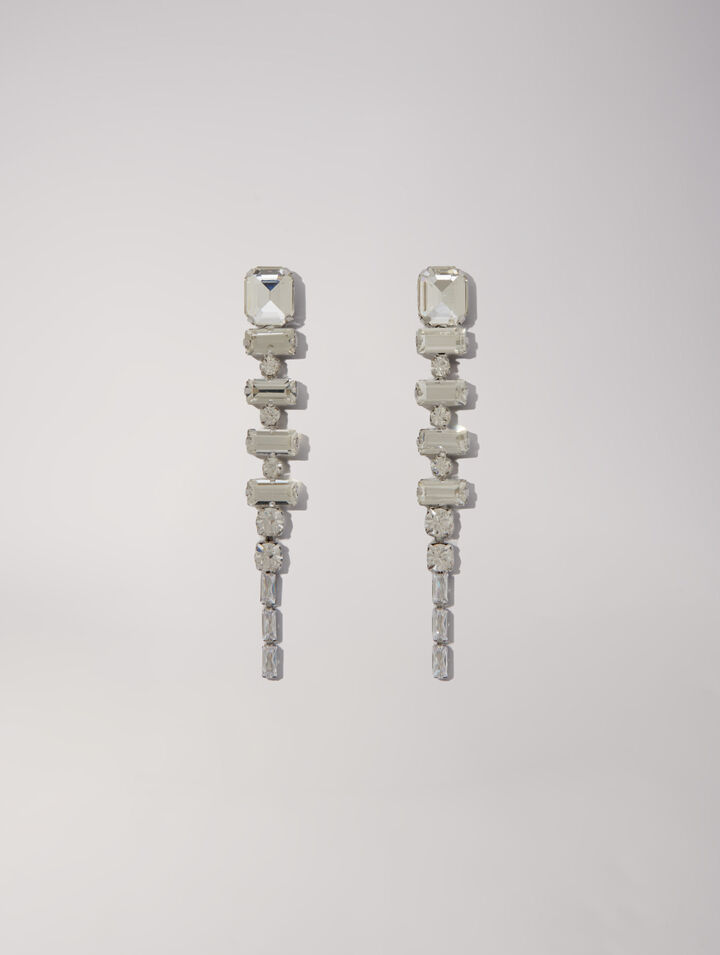Cascade diamanté earrings