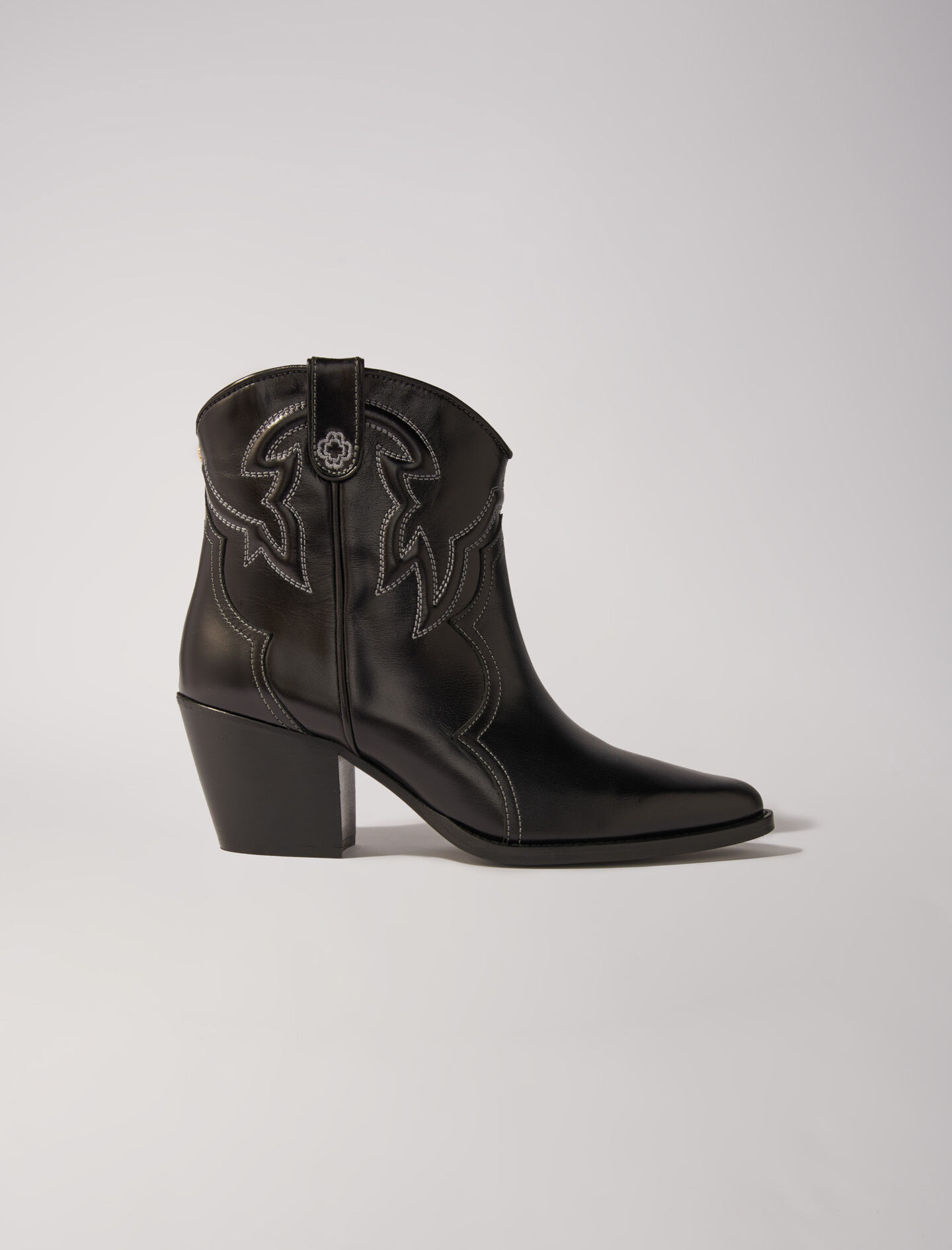 Plain leather cowboy boots online