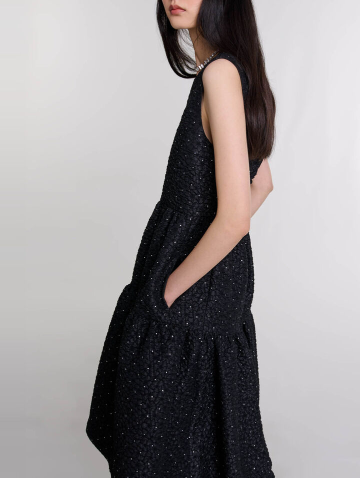 Rhinestone maxi dress