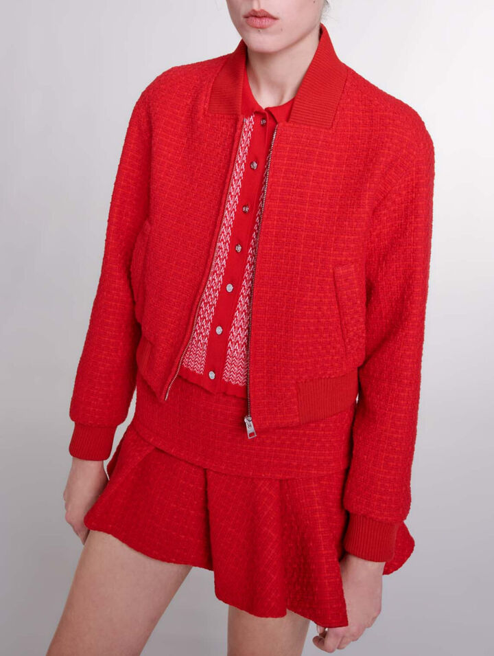 Short tweed jacket