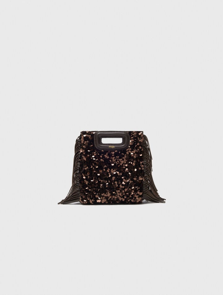 Sac M mini à sequins