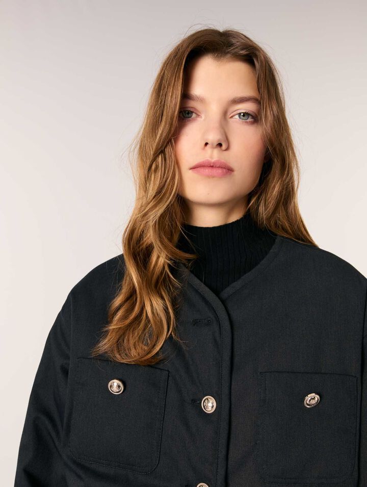 Manteau matelassé réversible