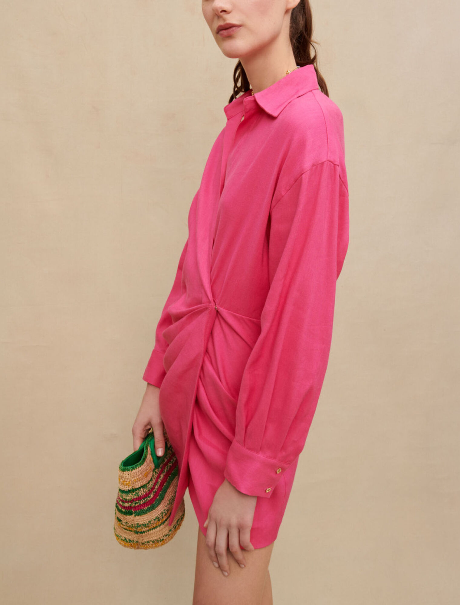 Short draped dress