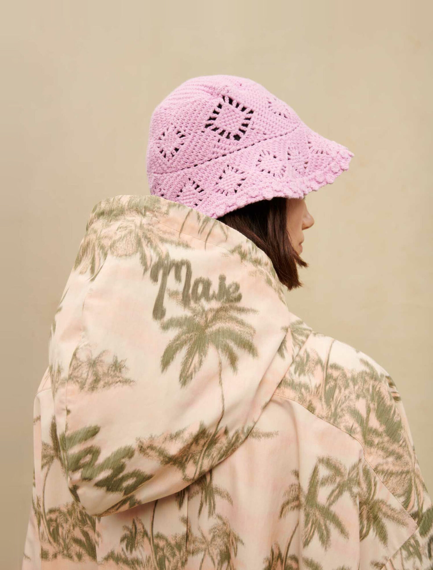 Veste à motifs palmiers