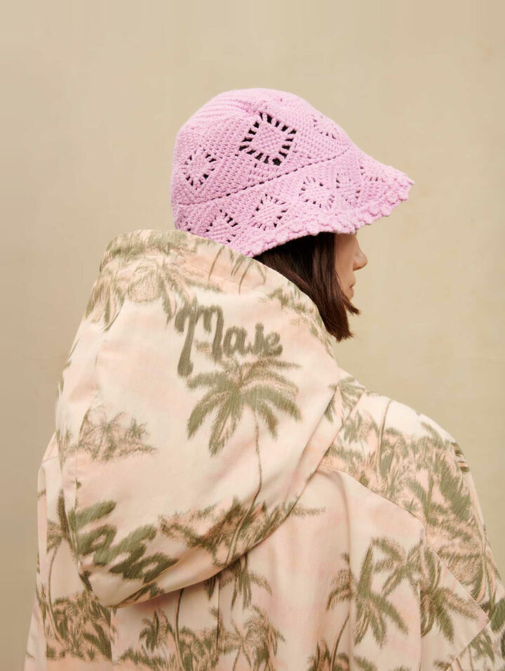 Palm-tree pattern jacket