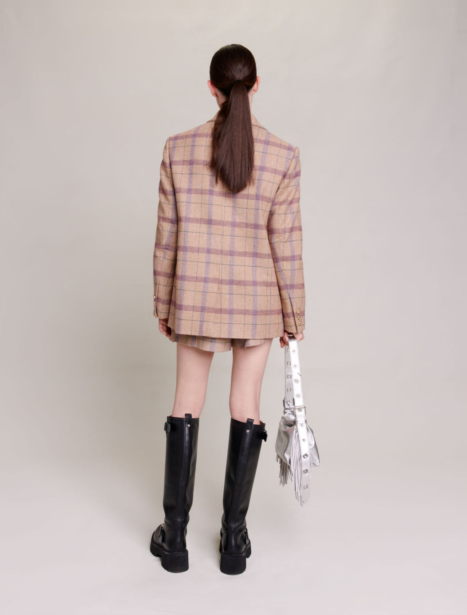 Veste de tailleur carreaux