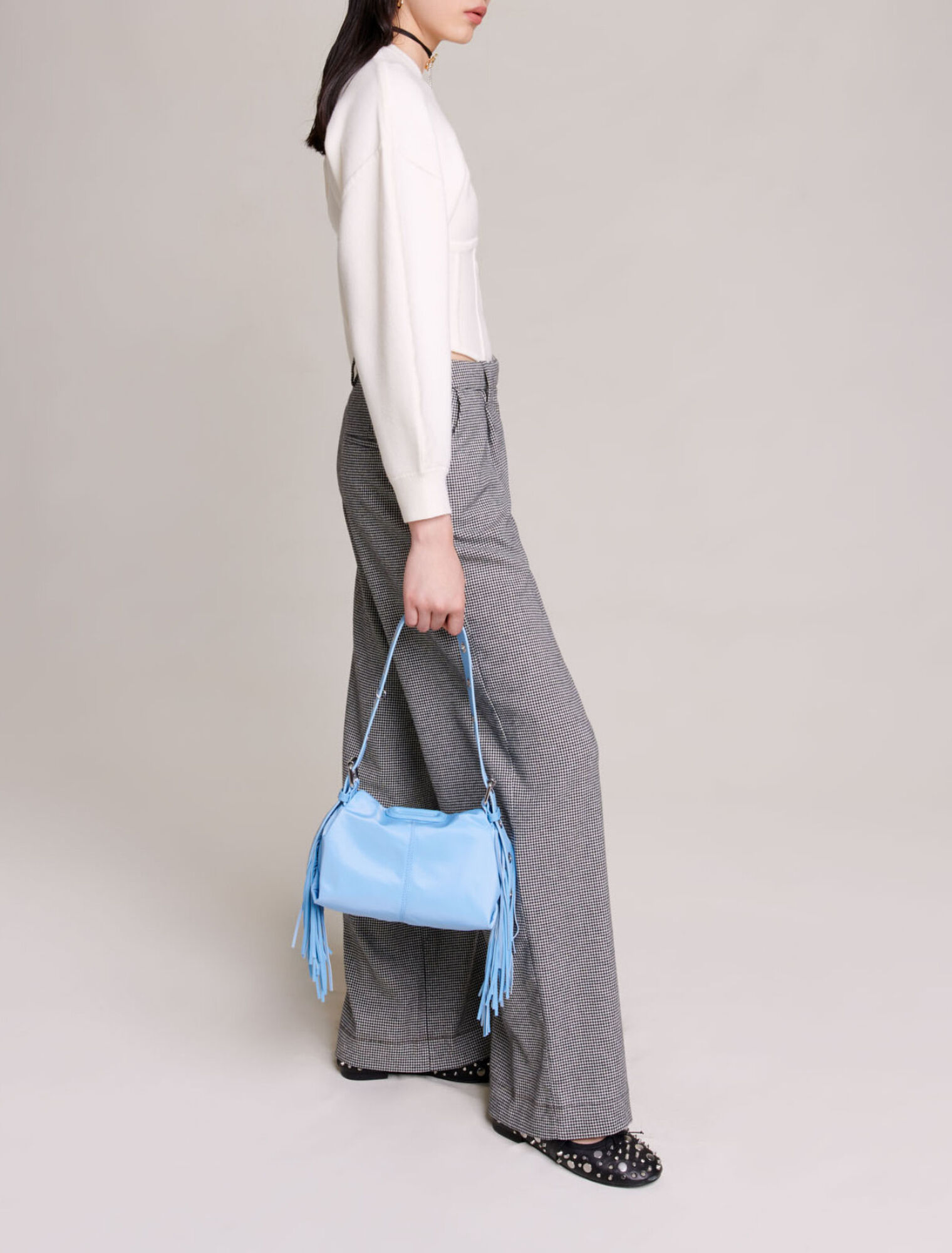 Pantalon de tailleur large