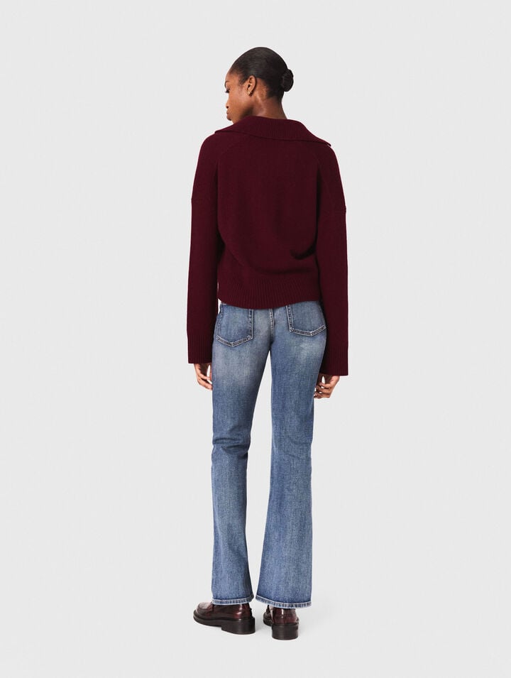 Wool-blend jumper