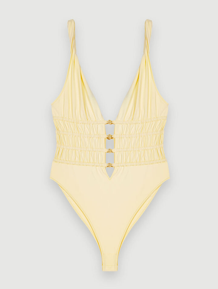 Openwork bodysuit