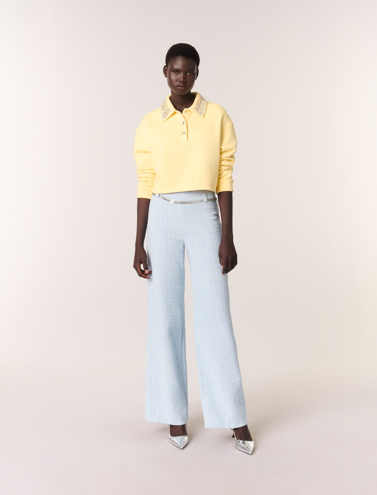 商品画像：LIDNM（リドム）の「LIGHT TWEED EASY TROUSERS（その他パンツ 4