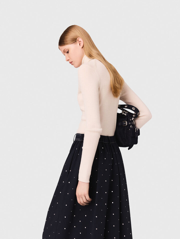Pull en laine et soie