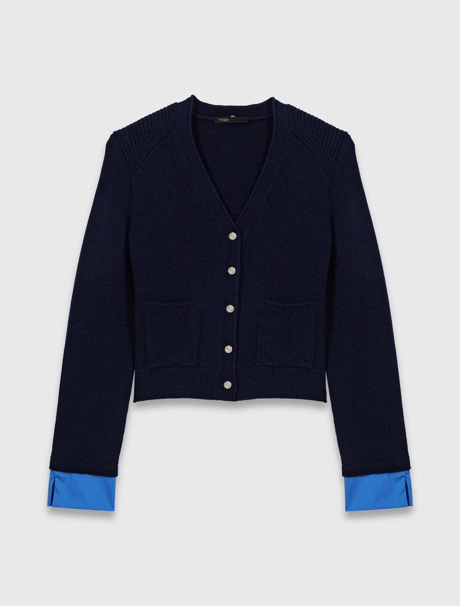 Cardigan avec détails amovibles