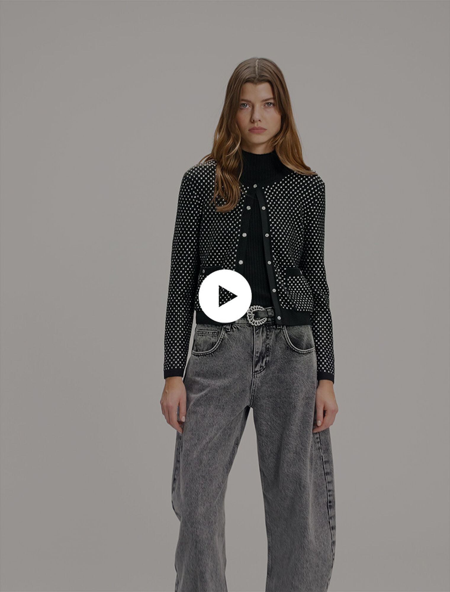 Rhinestone cardigan