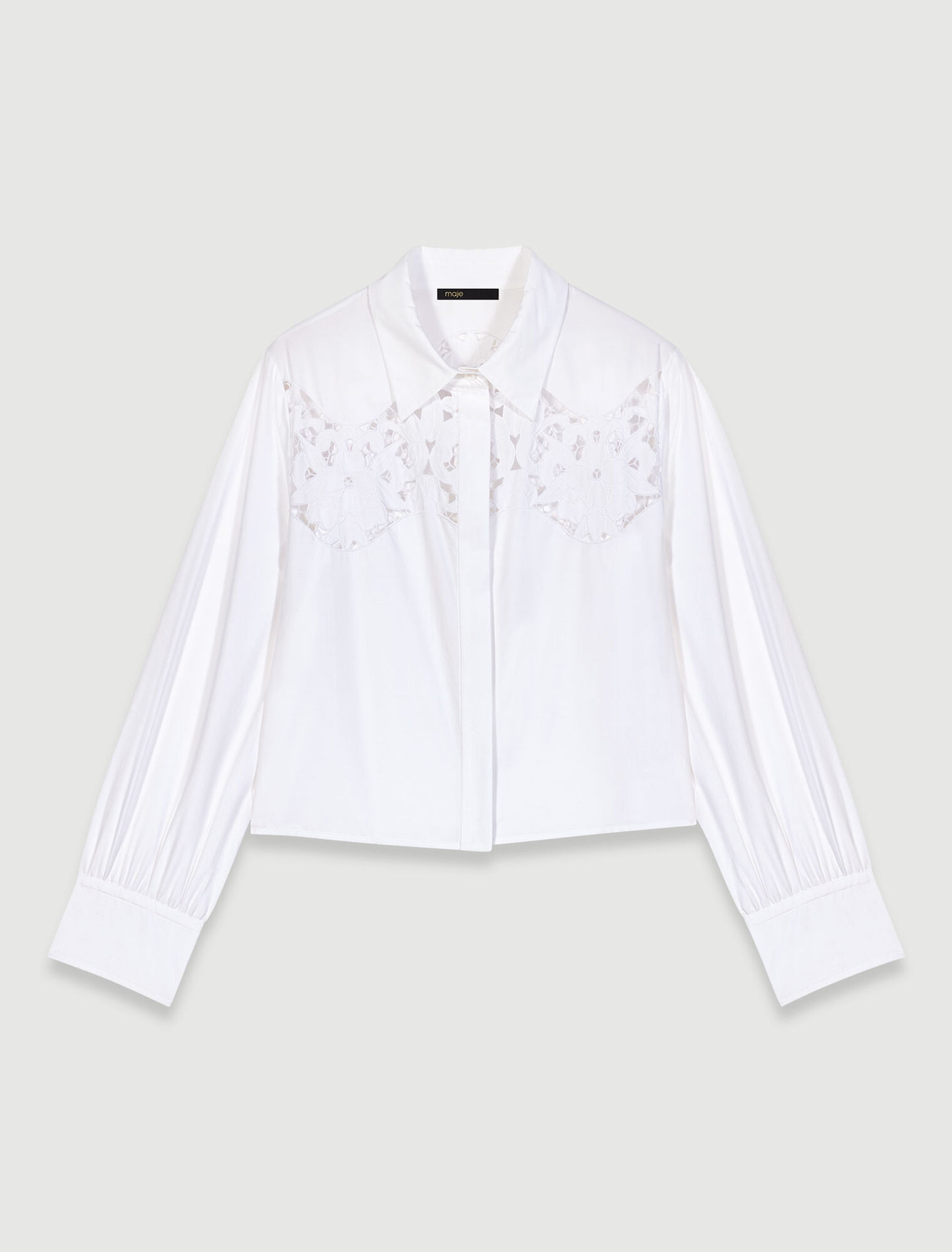 Chemise ajourée en coton
