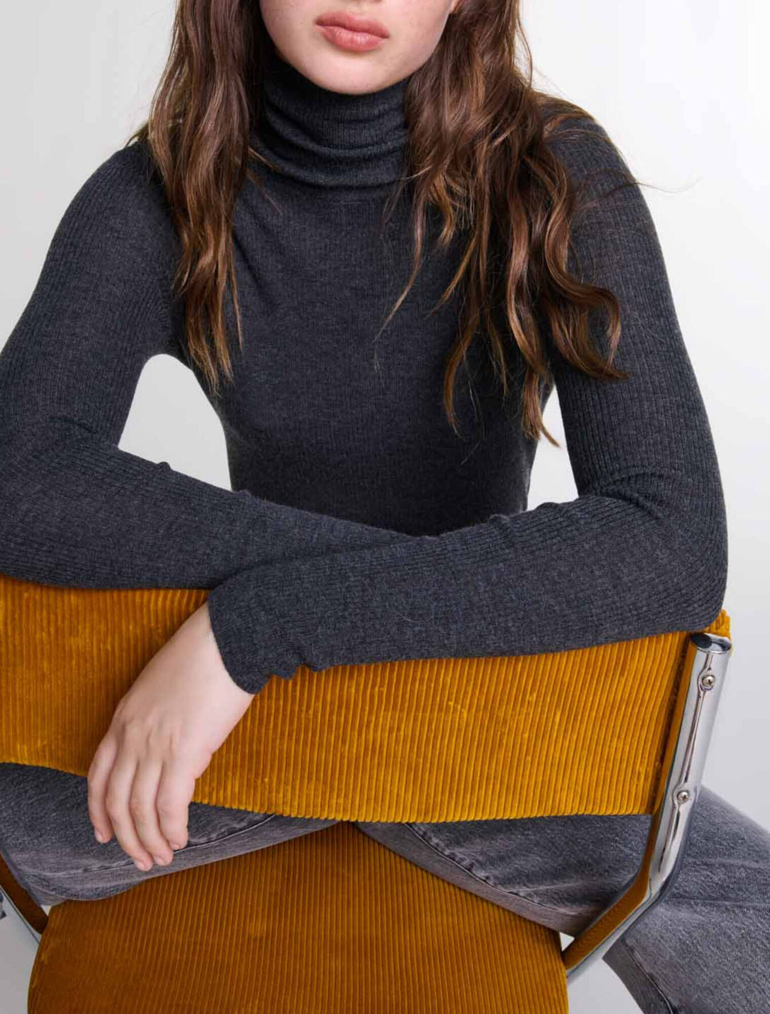 Wool and silk jumper