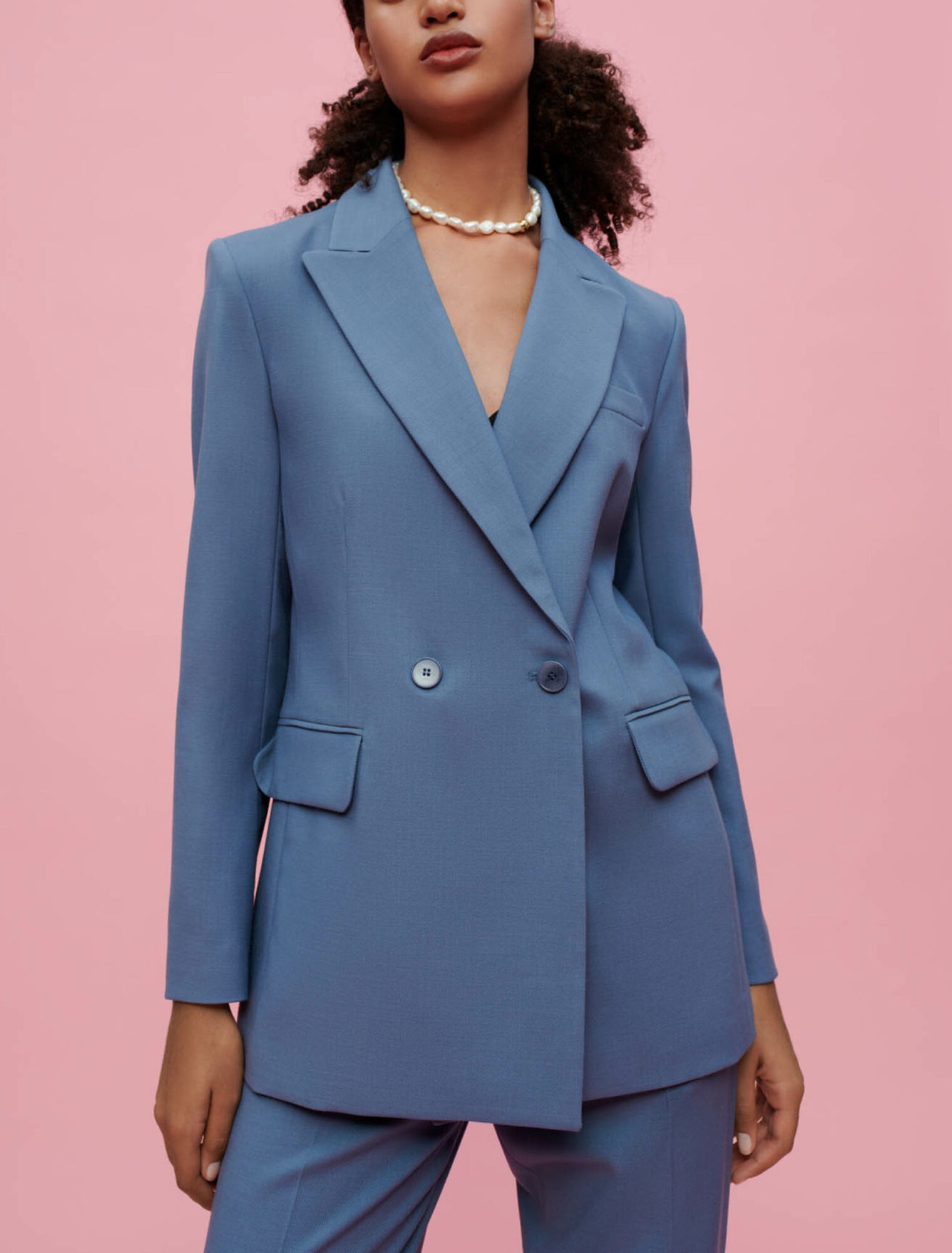 Double-breasted tailored jacket