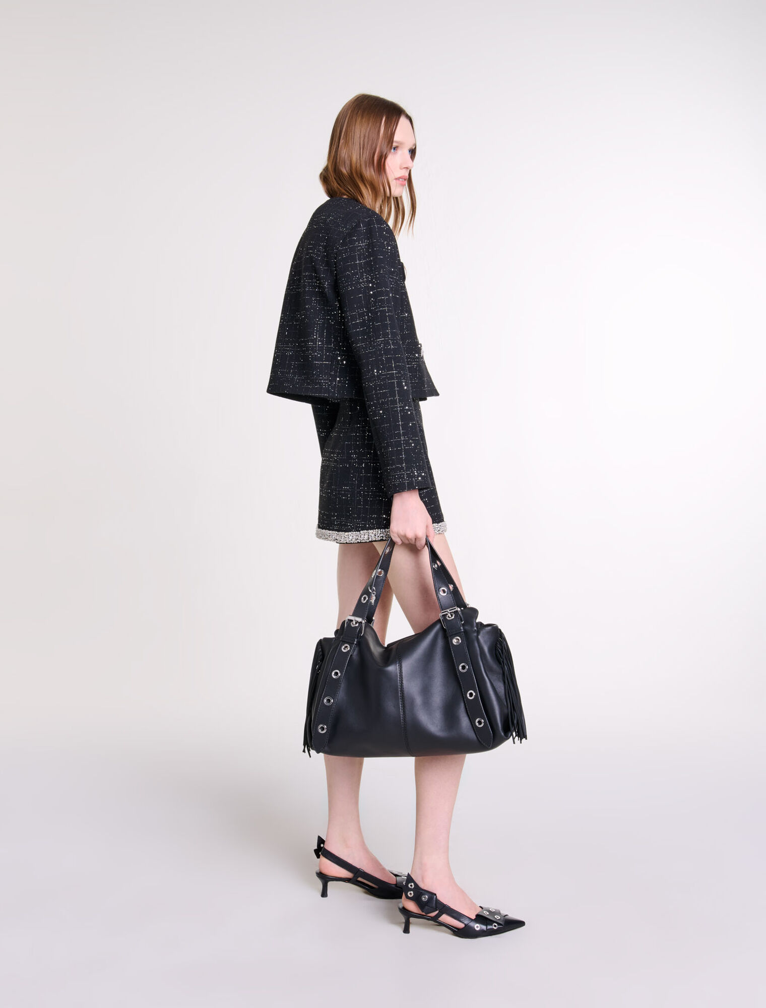 Short tweed jacket