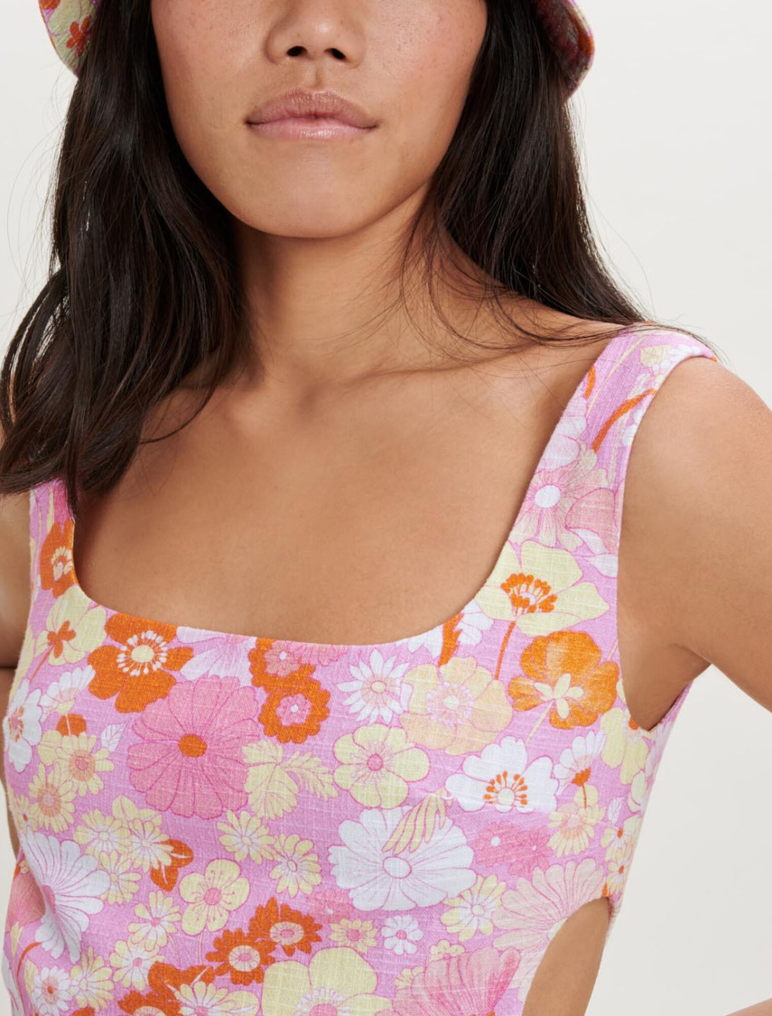 Robe suspendue imprimée Flower Power