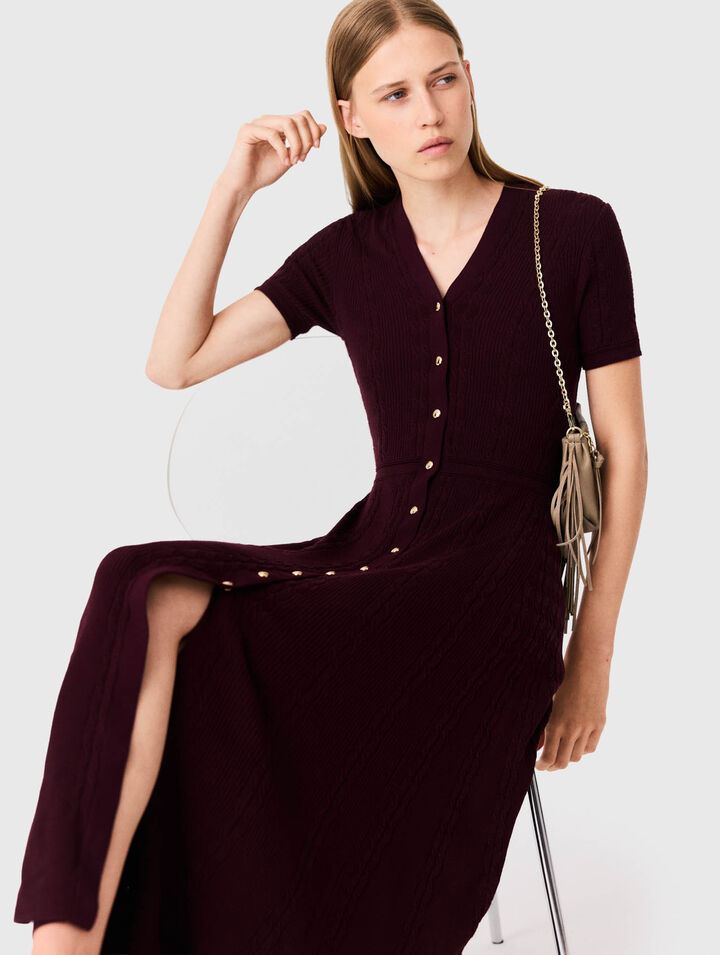 Knit maxi dress