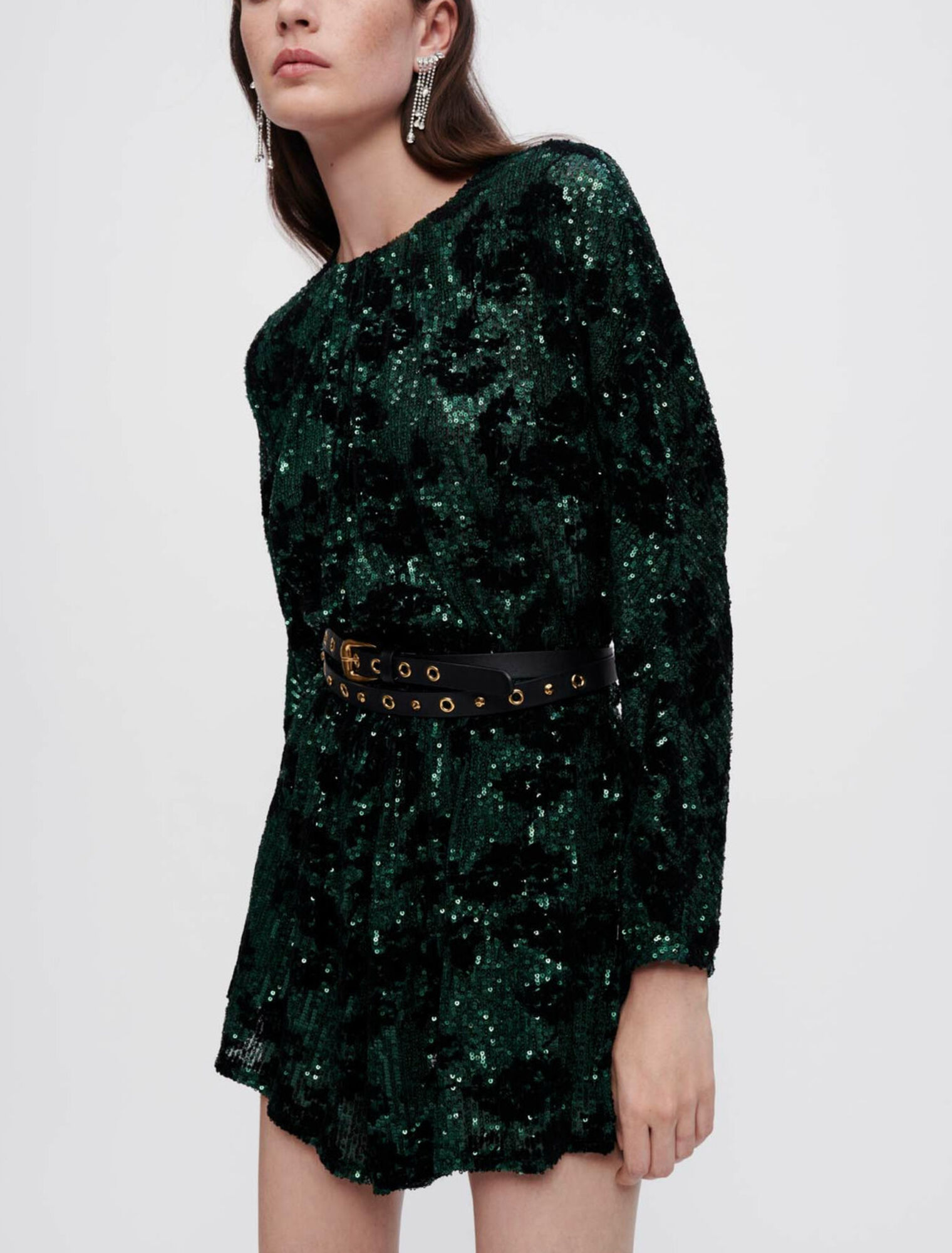 Combinaison short à sequins