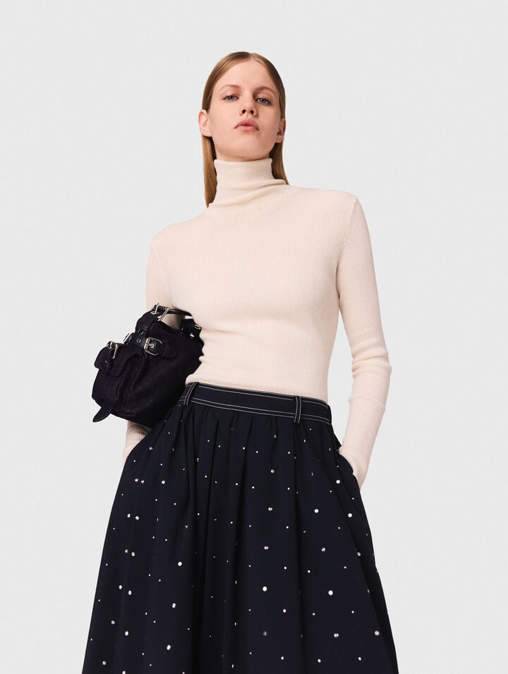 Pull en laine et soie