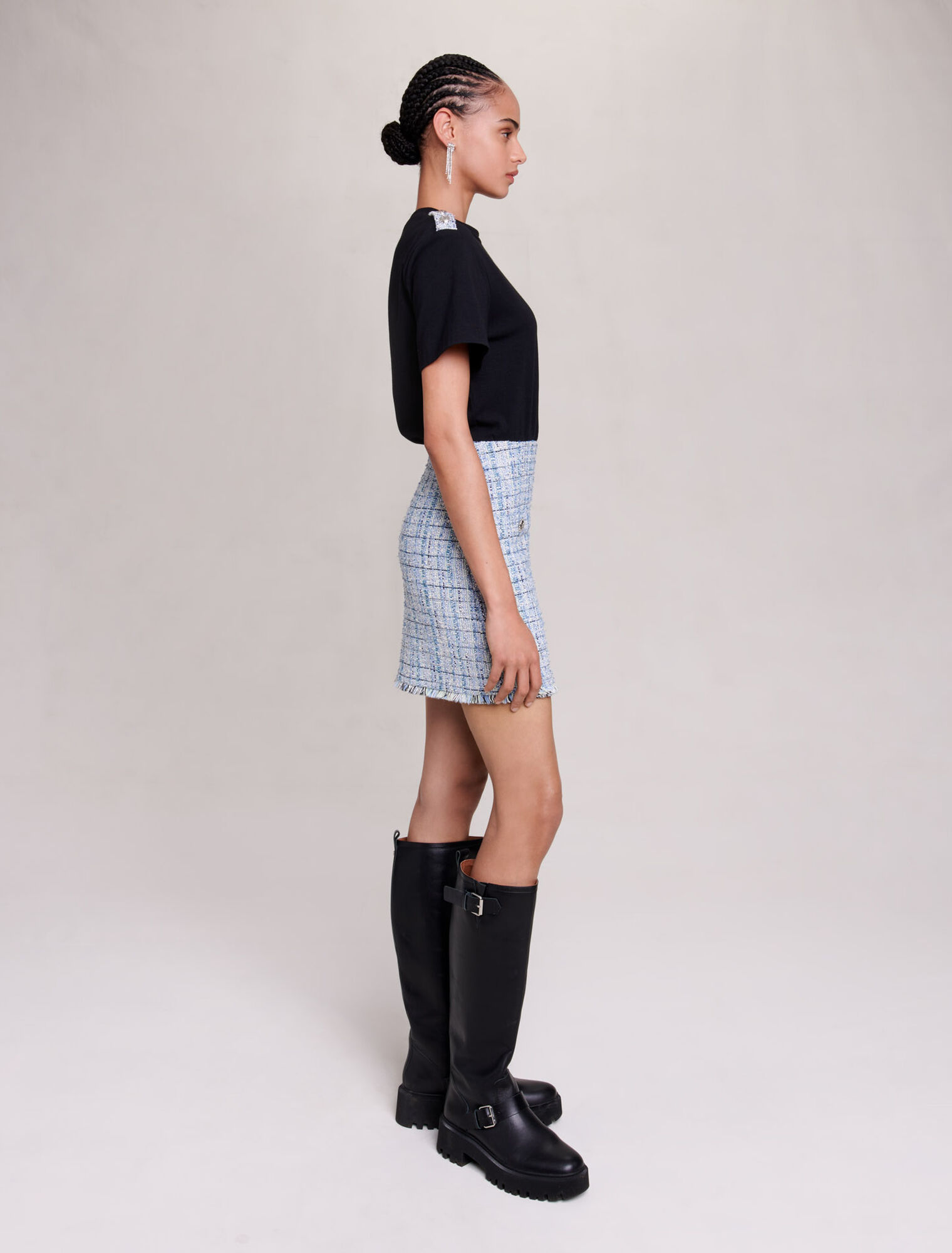 Robe en tweed