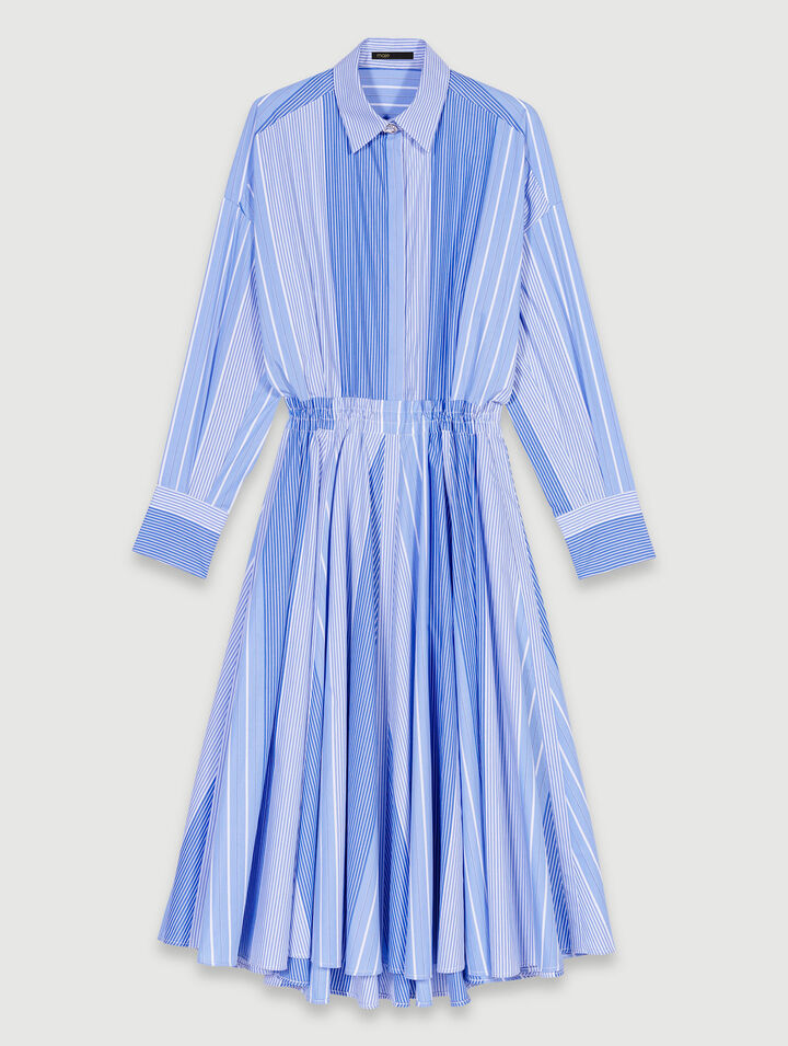 Striped patchwork dress 